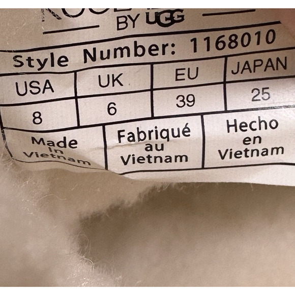 Koolaburra by UGG Koola Mini Hybrid Waterproof Cognac Suede Boots Womens 8 New - Picture 11 of 12